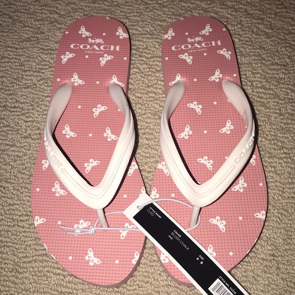 coach cleo flip flop